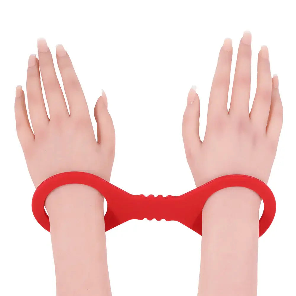 Sportsheets® Sex & Mischief Amor Small Silicone Cuffs Red