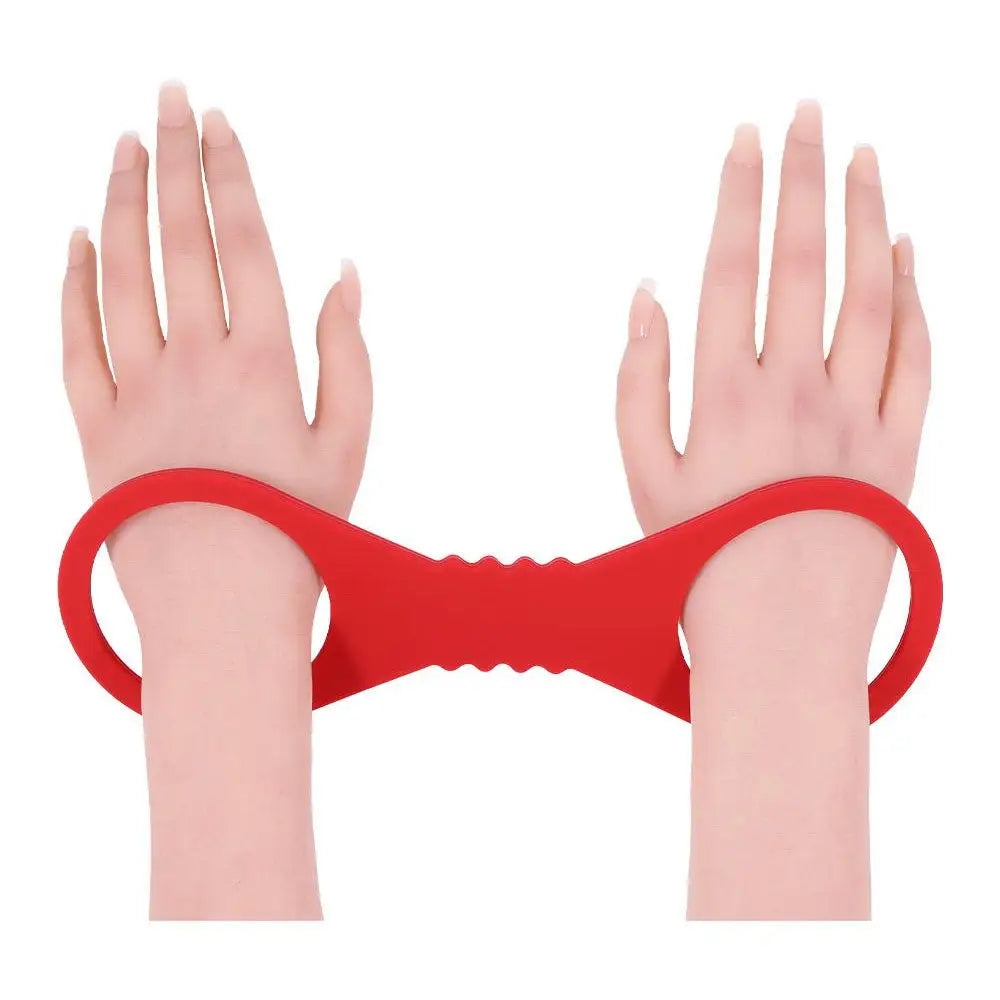 Sportsheets® Sex & Mischief Amor Silicone Cuffs Red / Large