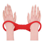 Sportsheets® Sex & Mischief Amor Silicone Cuffs Red / Large