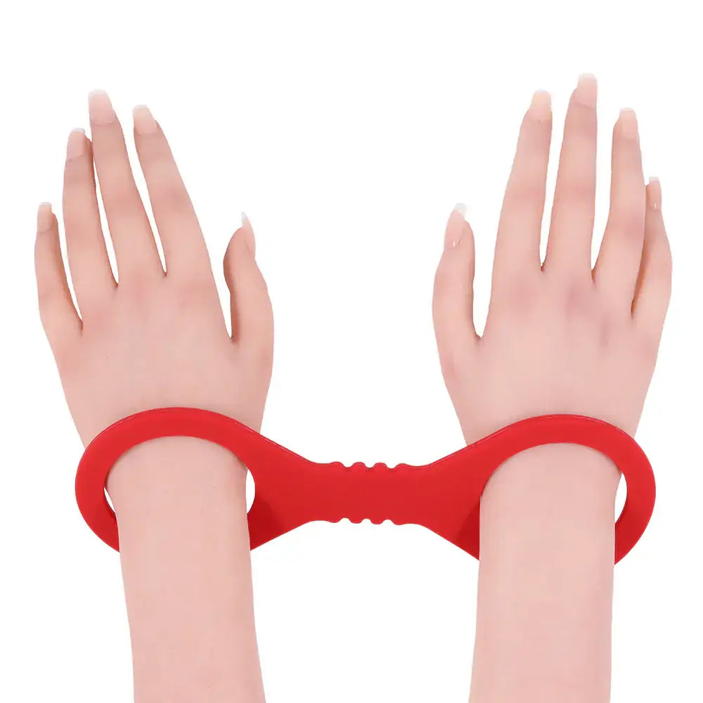 Sportsheets® Sex & Mischief Amor Small Silicone Cuffs Red
