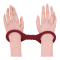 Sportsheets® Sex & Mischief Enchanted Silicone Cuffs Burgundy / Small