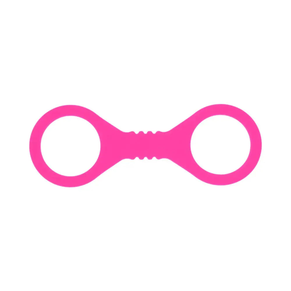 Sportsheets® Sex & Mischief Small Hot Pink Silicone Cuffs