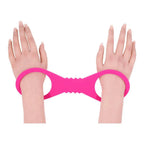 Sportsheets® Sex & Mischief Hot Pink Silicone Cuffs / Large