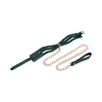 Sportsheets® Sex & Mischief Indica Cutout Collar and Leash Emerald