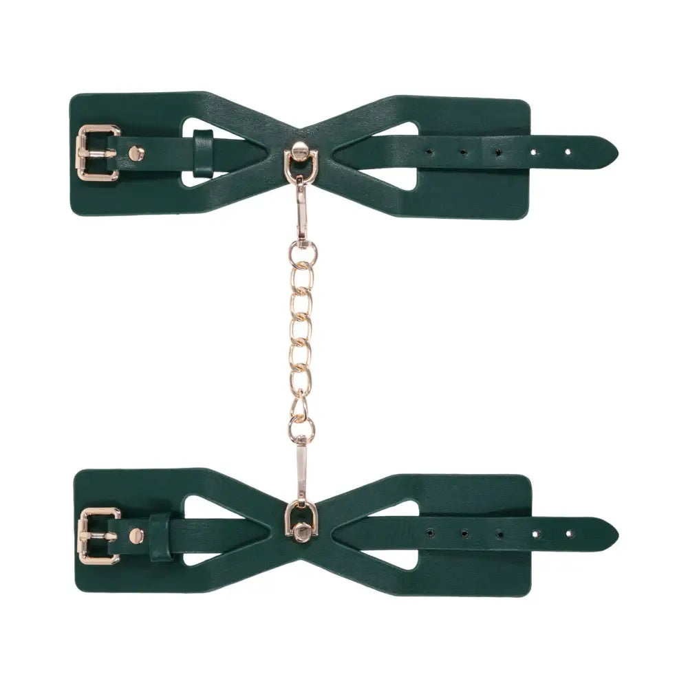 Sportsheets® Sex & Mischief Indica Cutout Cuffs Emerald