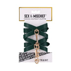 Sportsheets® Sex & Mischief Indica Cutout Cuffs Emerald