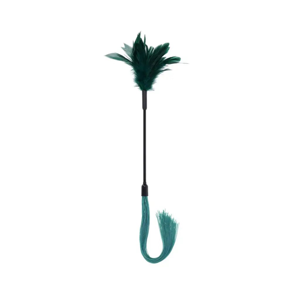 Sportsheets® Sex & Mischief Indica Feather Tickler Emerald
