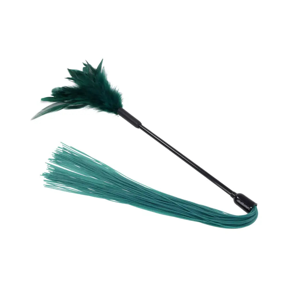 Sportsheets® Sex & Mischief Indica Feather Tickler Emerald