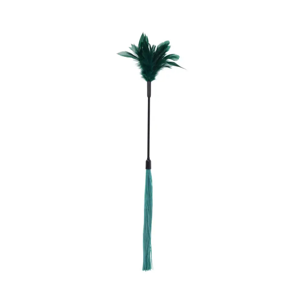 Sportsheets® Sex & Mischief Indica Feather Tickler Emerald