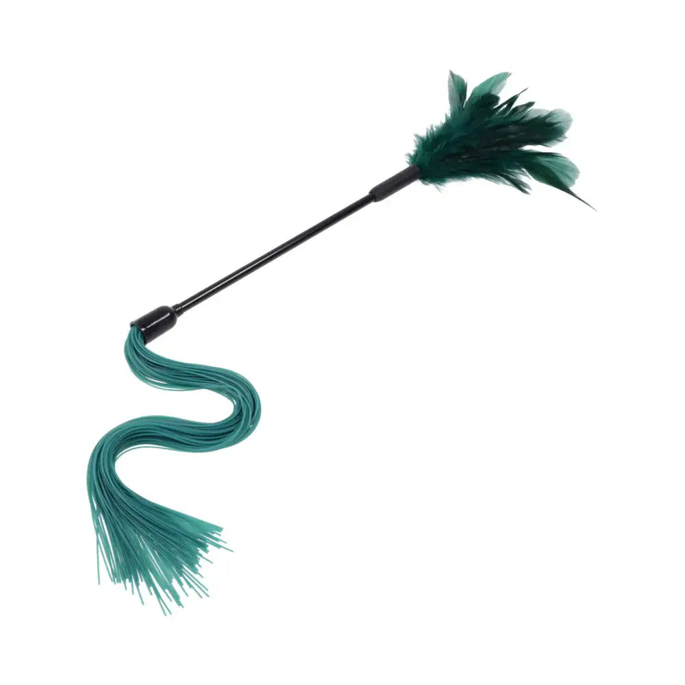 Sportsheets® Sex & Mischief Indica Feather Tickler Emerald