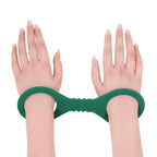 Sportsheets® Sex & Mischief Indica Small Silicone Cuffs Emerald