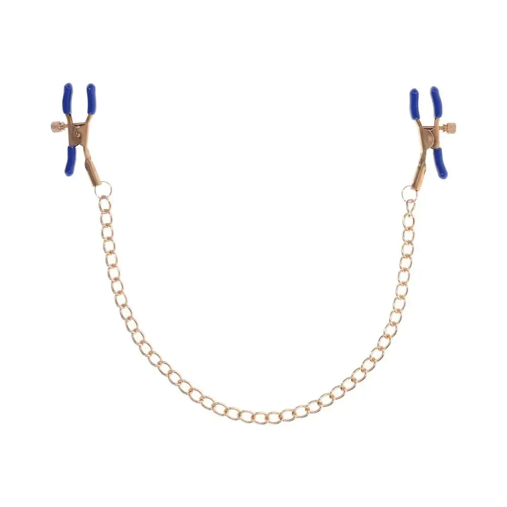 Sportsheets® Sex & Mischief® Cougar Chained Nipple Clamps - Rolik®