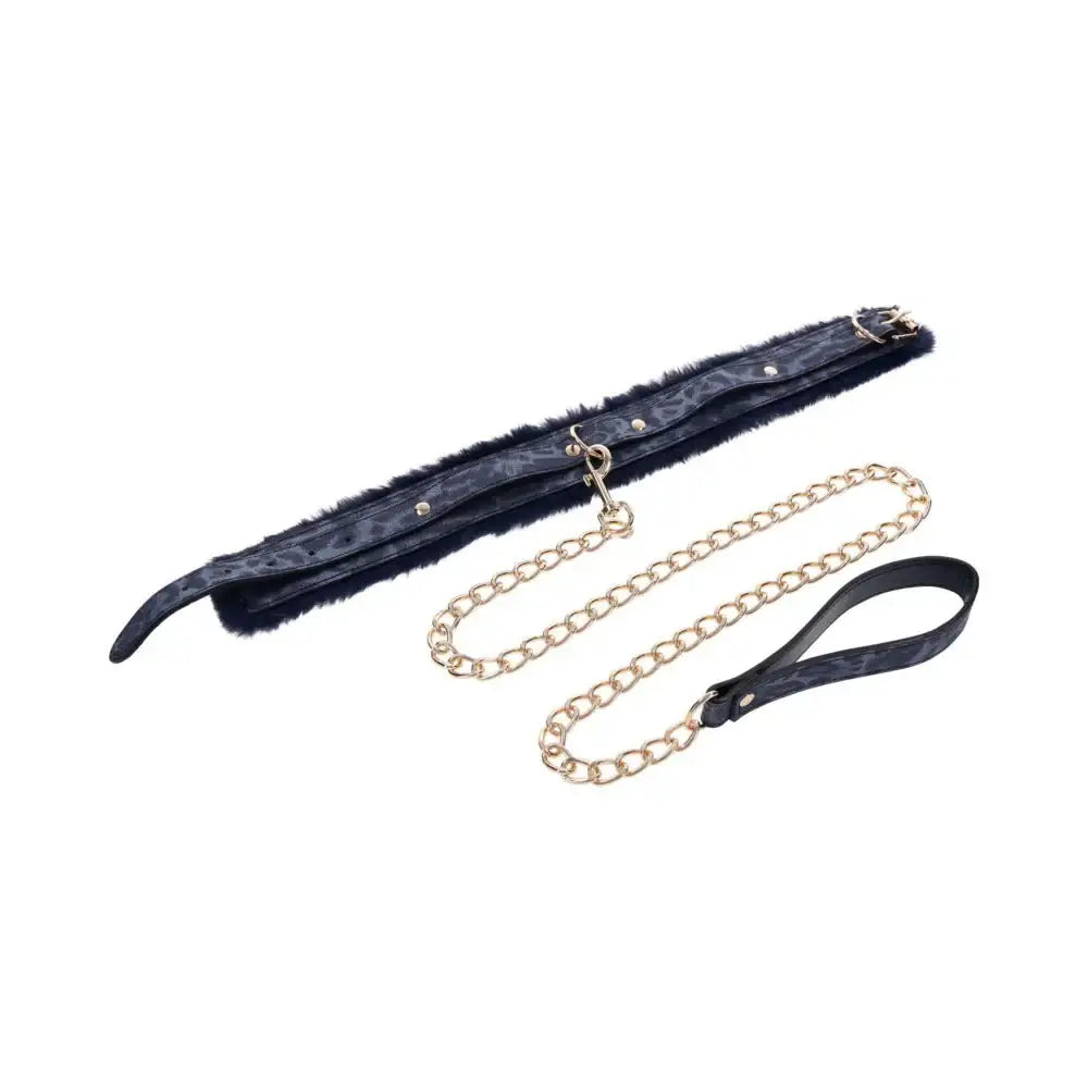 Sportsheets® Sex & Mischief® Cougar Fur Collar & Leash - Rolik®