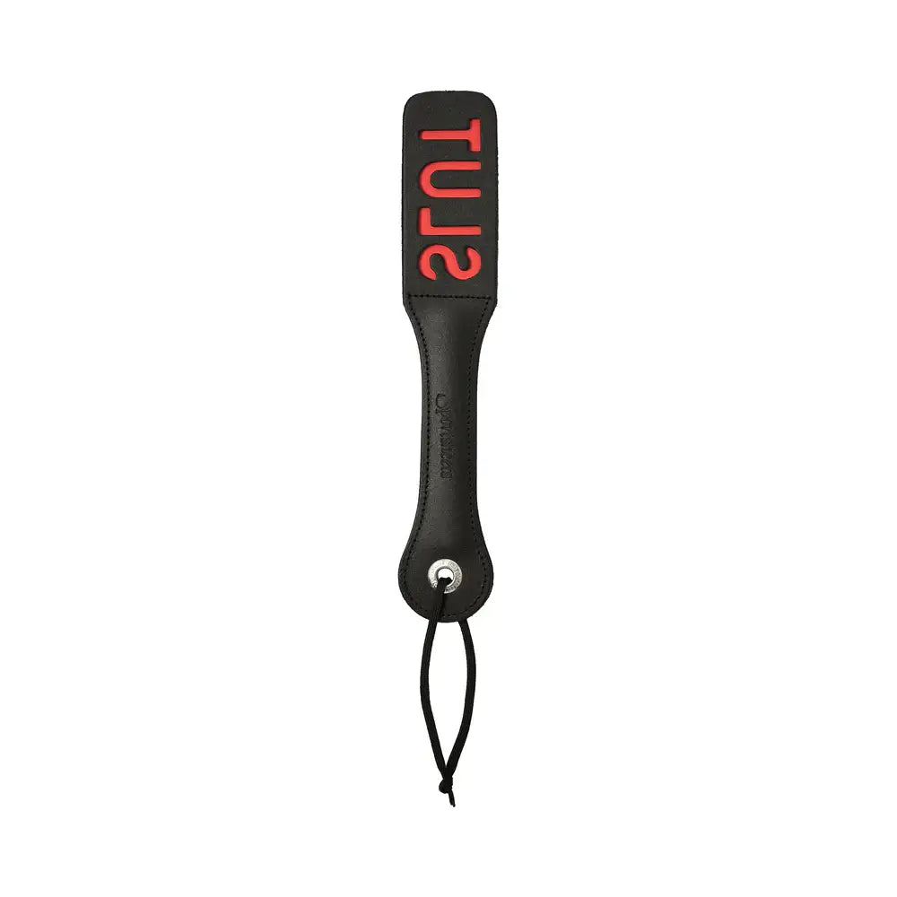 Sex & Mischief® Faux Leather Impression Paddle - Flogger
