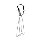 Sex & Mischief® Lace Collar with Nipple Ties - Clamps