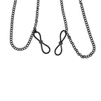 Sex & Mischief® Lace Collar with Nipple Ties - Clamps