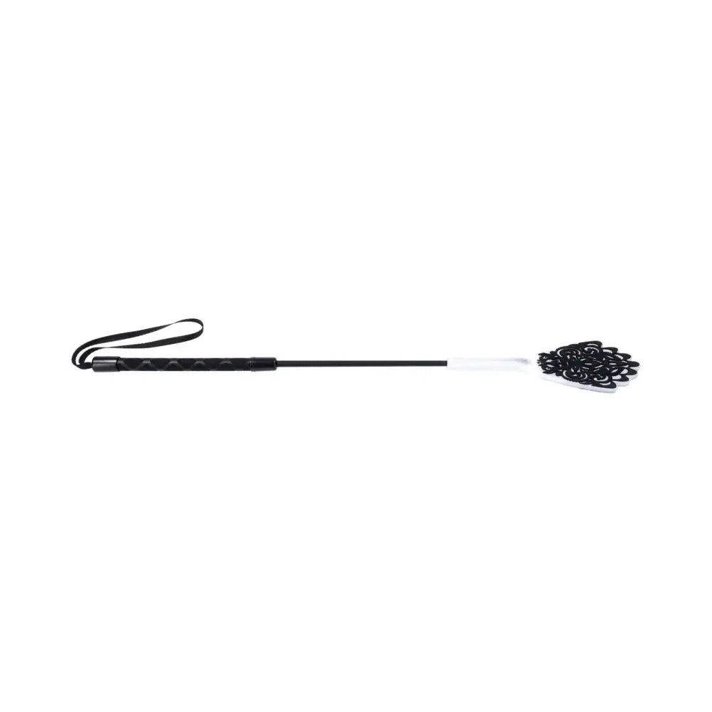 Sex & Mischief® Lace Silicone Crop - Flogger