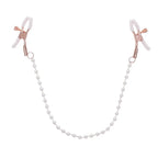 Sportsheets® Sex & Mischief® Peaches ‘n CreaMe Pearl Nipple Clamps - Rolik®