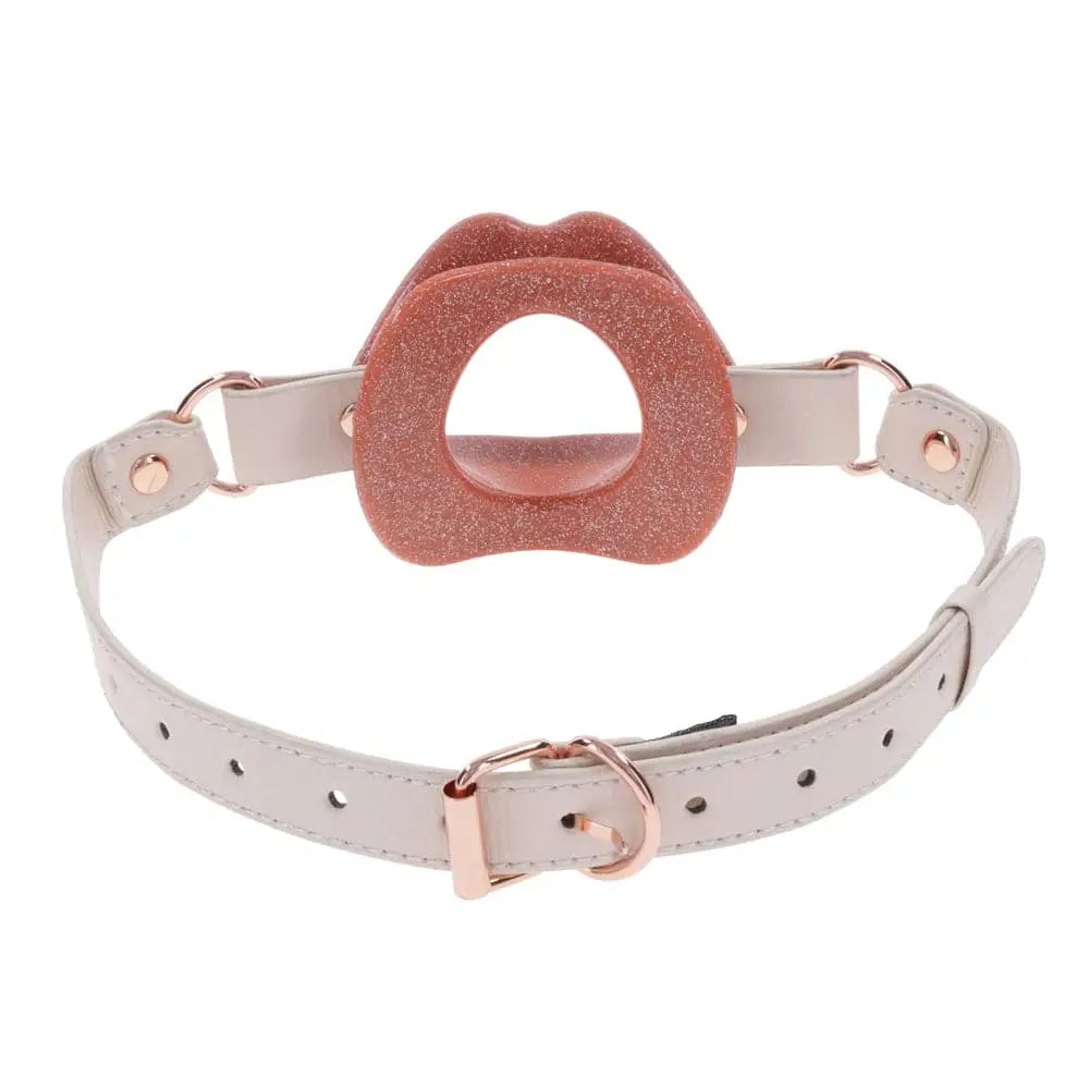 Sportsheets® Sex & Mischief® Peaches 'N CreaMe Silicone Lips Gag - Rolik®