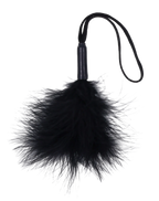 Sex & Mischief® Peaches ’n CreaMe Wrist Feather Tickler Black