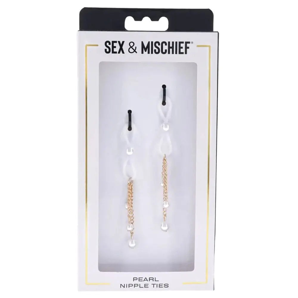 Sportsheets® Sex & Mischief® Pearl Nipple Ties - Rolik®