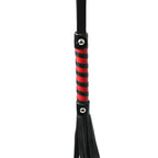 Sportsheets® Sex & Mischief® Red and Black Stripe Flogger - Rolik®