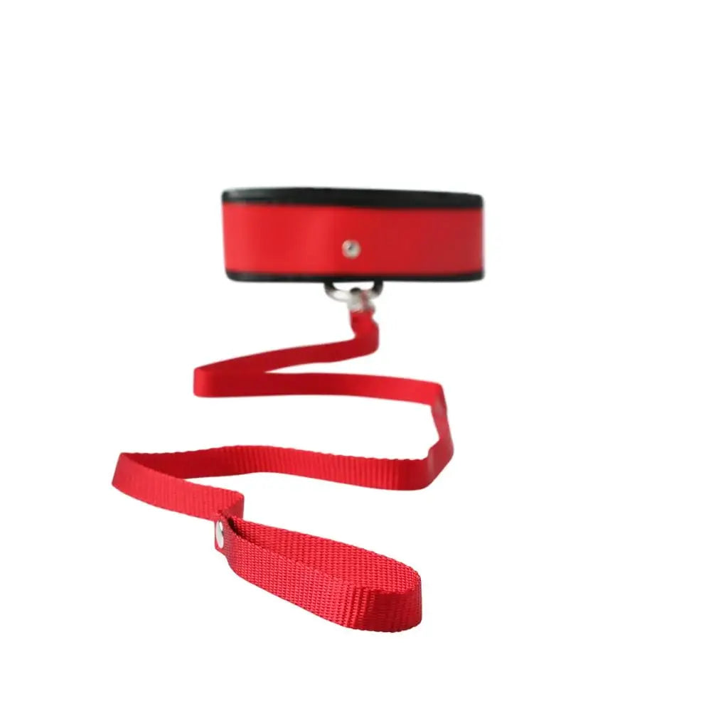 Sportsheets® Sex & Mischief® Red Leash and Collar - Rolik®