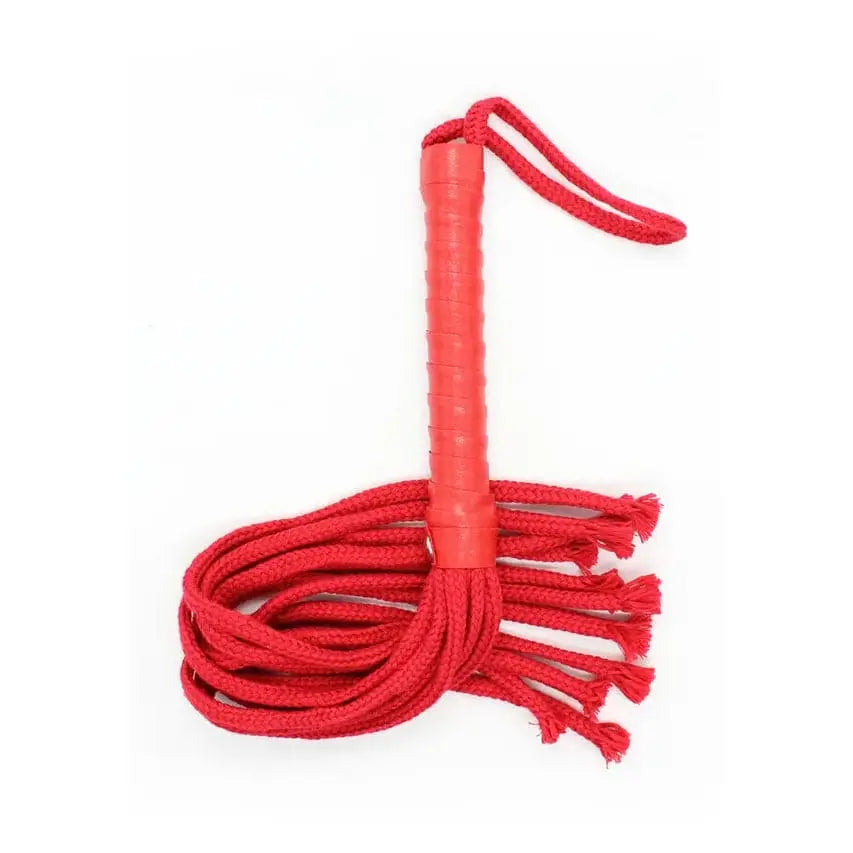 Sportsheets® Sex & Mischief® Red Rope Flogger - Rolik®