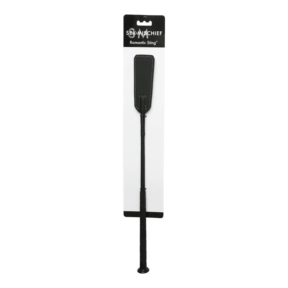 Sex & Mischief® Romantic Sting Crop - Black - Spanker