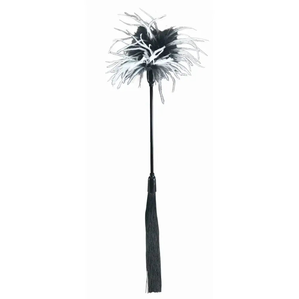 Sex & Mischief® Whip + Tickler - Black