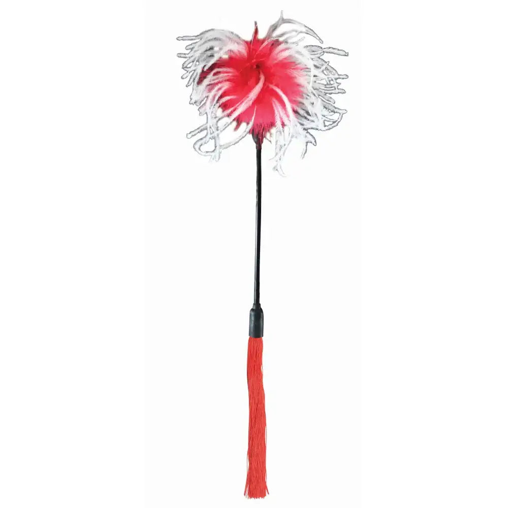 Sex & Mischief® Whip + Tickler - Red