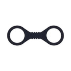 Sportsheets® Sex & Mischief Shadow Small Silicone Cuffs Black