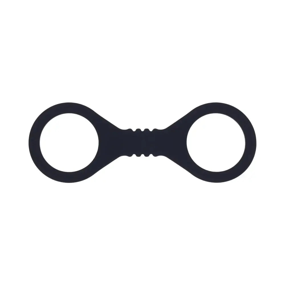 Sportsheets® Sex & Mischief Shadow Small Silicone Cuffs Black