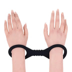 Sportsheets® Sex & Mischief Shadow Small Silicone Cuffs Black