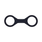 Sportsheets® Sex & Mischief Shadow Small Silicone Cuffs Black