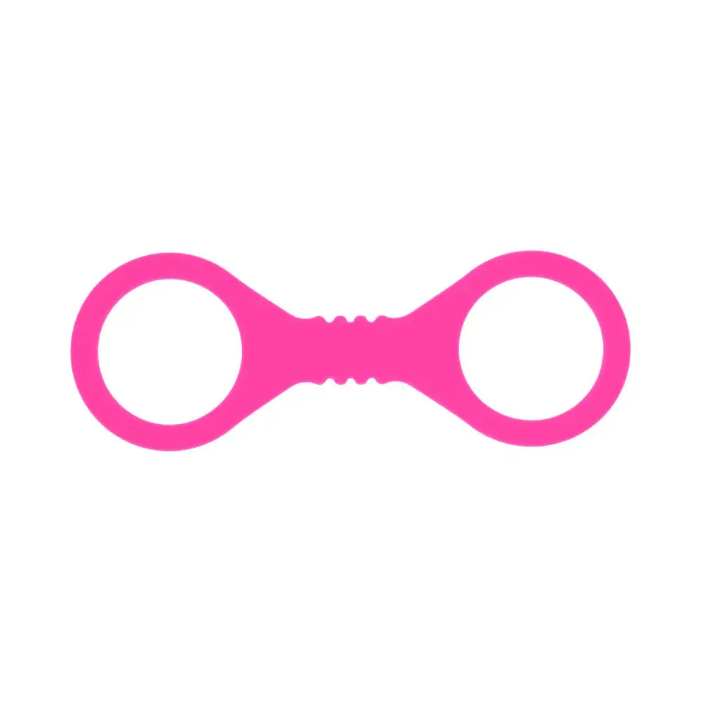 Sportsheets® Sex & Mischief Small Hot Pink Silicone Cuffs