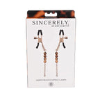 Sportsheets® Sincerely® Amber Beaded Nipple Clamps - Rolik®
