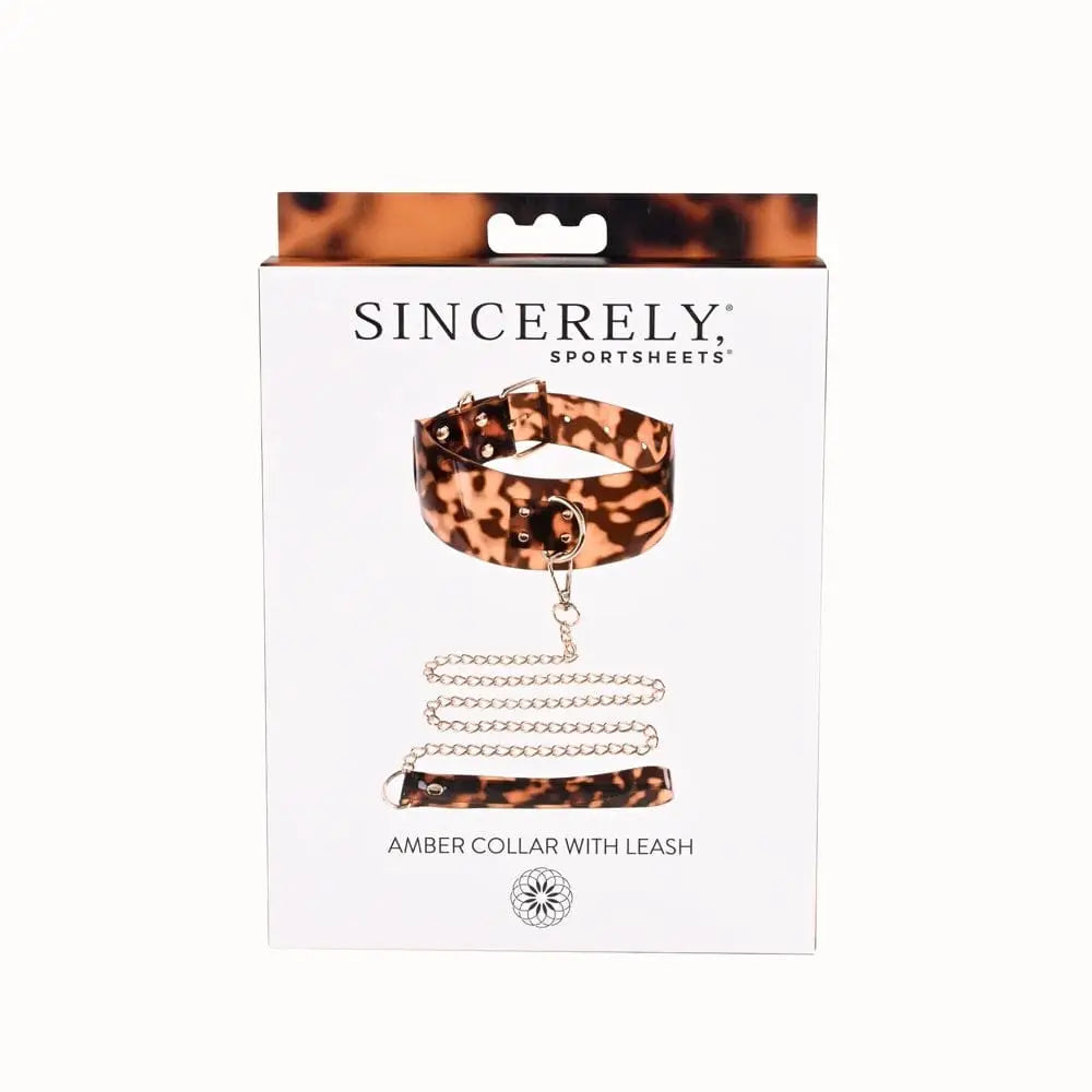 Sportsheets® Sincerely® Amber Collar And Leash - Rolik®