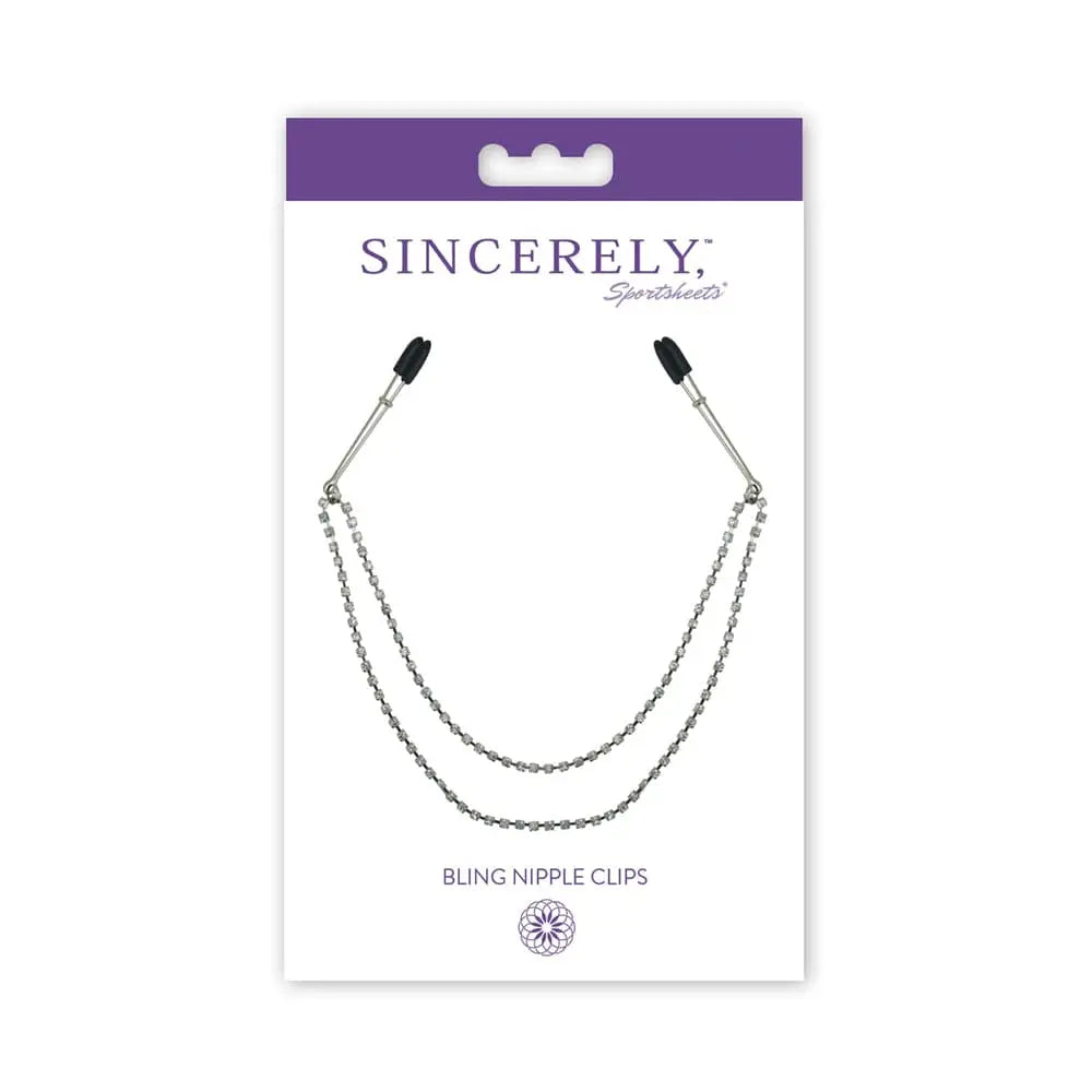 Sportsheets® Sincerely® Bling Nipple Clips - Rolik®