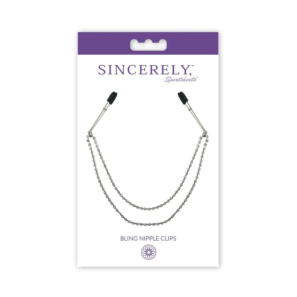 Sportsheets® Sincerely® Bling Nipple Clips - Rolik®