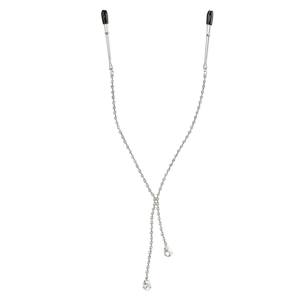 Sincerely® Teardrop Nipple Clips - Silver - Clamps