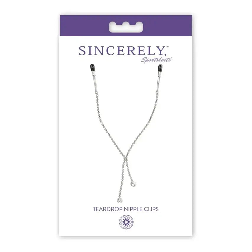 Sportsheets® Sincerely® Teardrop Nipple Clips - Rolik®