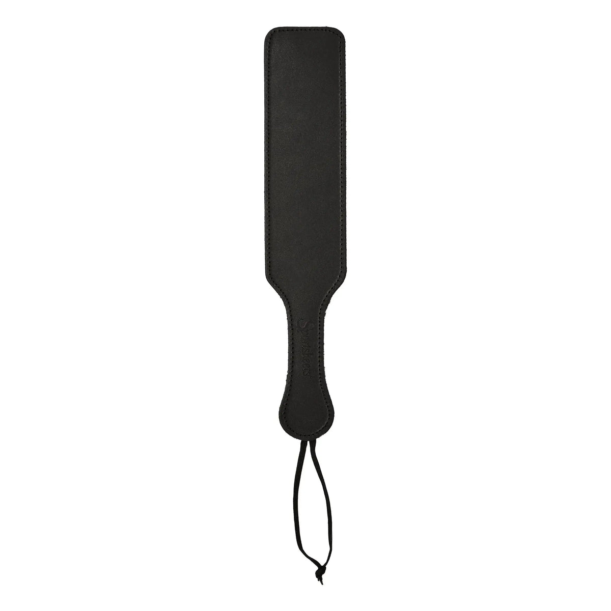Sportsheets® Sportsheets Fur-Lined Dual-Sided Leather Paddle Black
