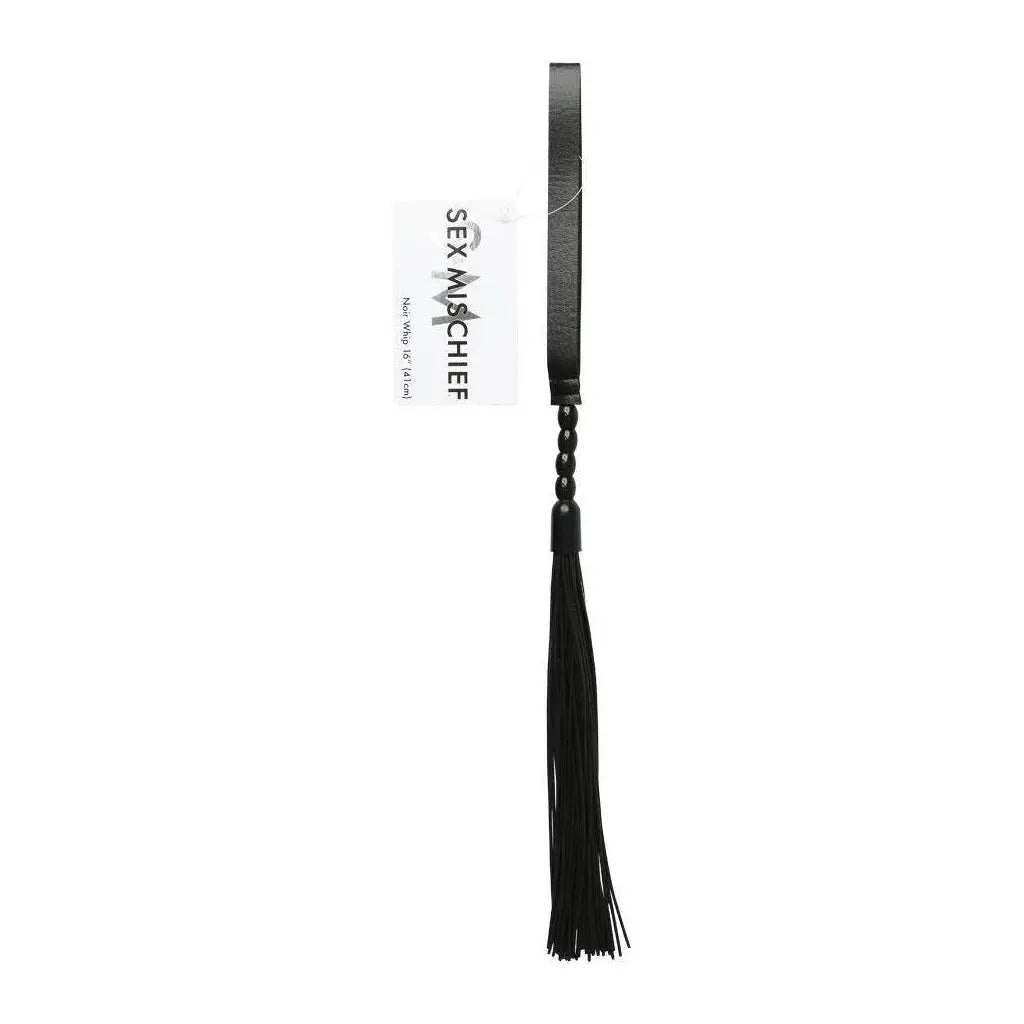 Sportsheets® Sportsheets Sex & Mischief Beaded Noir Flogger Black