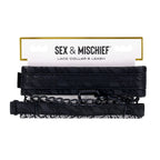 Sportsheets® Sportsheets Sex & Mischief Lace Collar Leash Set Black