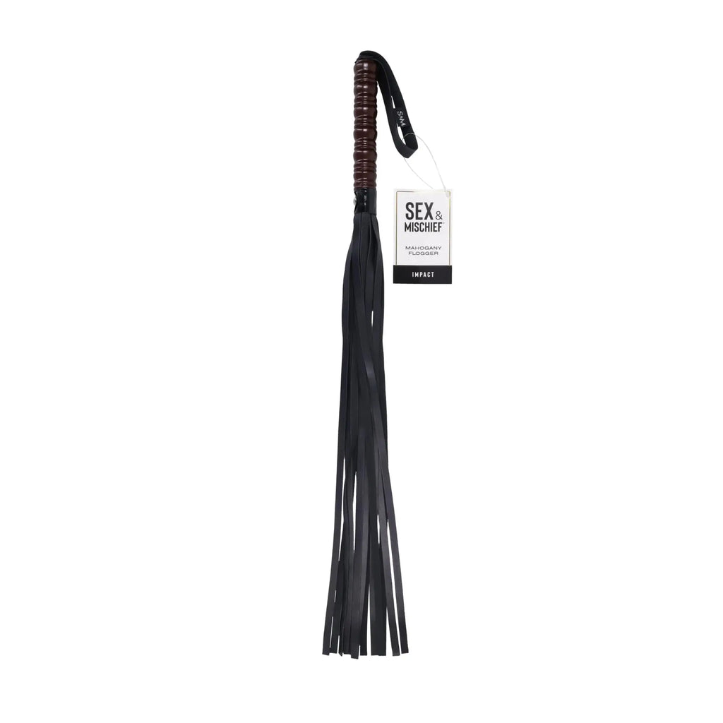 Sportsheets® Sportsheets Sex & Mischief Mahogany Flogger Black