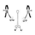 Sportsheets® Sportsheets Sex & Mischief Shadow Bell, Nipple Clamps Clit Clamp Set