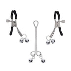 Sportsheets® Sportsheets Sex & Mischief Shadow Bell, Nipple Clamps Clit Clamp Set