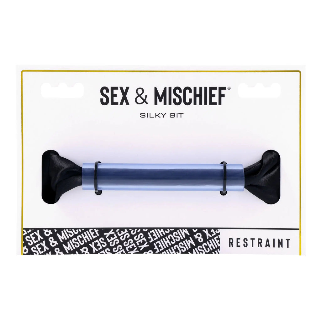 Sportsheets® Sportsheets Sex & Mischief Silky Bit Gag Black