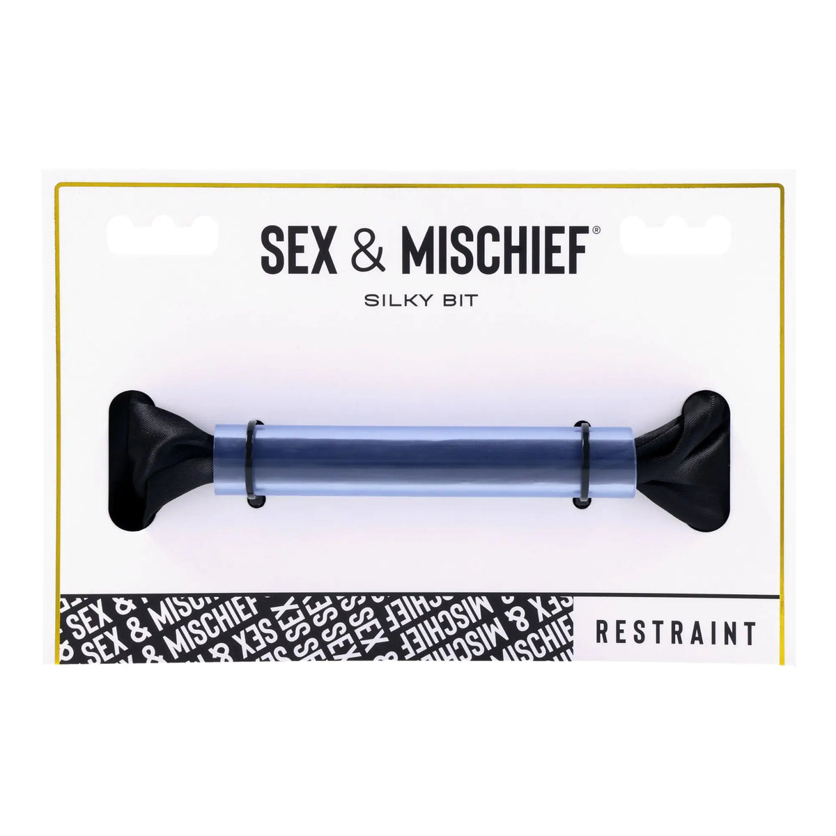 Sportsheets® Sportsheets Sex & Mischief Silky Bit Gag Black